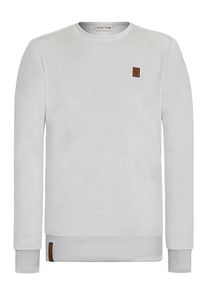 Naketano, Herren Sweatshirt 'Asgardian Mack III', Hellgrau