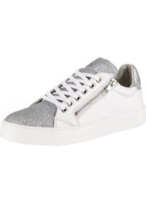 Bullboxer, Damen Sneakers Low, Silber / Wei&szlig;