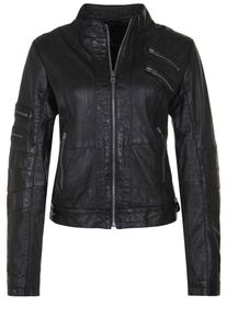 Bruno Banani, Damen Lederjacke 'LOLITA', Schwarz