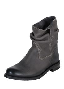 Buffalo, Damen Flache Stiefeletten aus Leder, Grau
