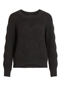Object, Damen Strickpullover, Schwarz