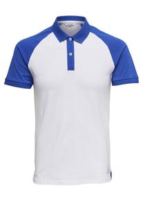 Only & Sons Only & Sons, Herren Poloshirt, Royalblau / Weiß