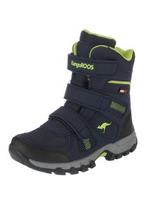 Kangaroos, M&auml;dchen Winterstiefel 'K-RANI', Blau / Limette