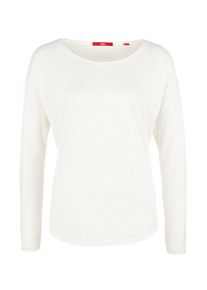s.Oliver RED LABEL, Damen Longsleeve, Offwhite