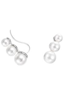 Esprit, Damen Paar Ohrhaken, Silber / Perlweiß