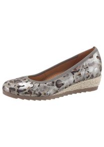 Gabor, Damen Pumps 'Gabor', Braun / Kastanienbraun / Taupe / Silber