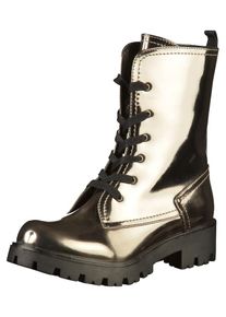 Buffalo, Damen Schn&uuml;rstiefeletten, Platin