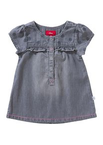 s.Oliver Junior, M&auml;dchen Baby Kleid mit Stickerei, Grau