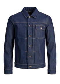 Jack & Jones JACK & JONES, Herren Jeansjacke, Blue Denim / Gelb