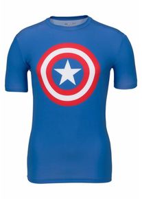 Under Armour, Herren Shirt 'Transform Yourself', Blau / Rot / Weiß