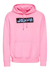 Levi's LEVI'S, Herren Hoodie 'OVERSIZED GRAPHIC', Blau / Pink / Schwarz
