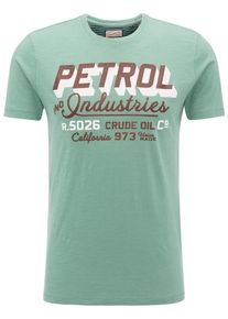 PETROL INDUSTRIES, Herren T-Shirt, Braun / Hellgr&uuml;n / Wei&szlig;