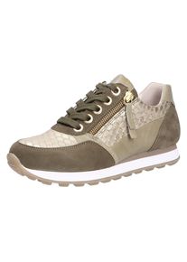 Gabor, Damen Schn&uuml;rschuhe, Beige / Hellbeige / Oliv