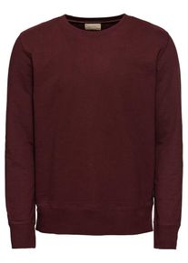 Nudie Jeans Co, Herren Sweatshirt 'Evert Light Sweatshirt', Weinrot