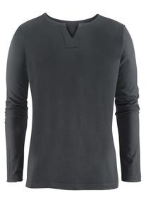 YOGISTAR.COM, Herren Shirt 'Pero', Dunkelgrau