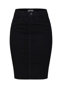 Only, Damen Highwaist Rock 'KISSES', Black Denim