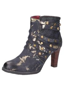 Laura Vita, Damen Stiefelette, Navy / Gold