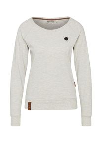 Naketano, Damen Sweatshirt 'Krokettenhorst', Hellgrau