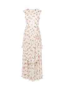 Y.A.S, Damen Maxikleid, Rosa / Weiß
