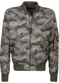 Alpha Industries, Herren Bomberjacke 'MA-1 TT', Grau