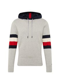 Tommy Hilfiger, Herren Sweatshirt, Navy / Graumeliert / Rot / Weiß