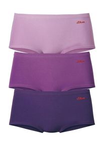 s.Oliver RED LABEL, Damen Baumwoll-Panty, Lila