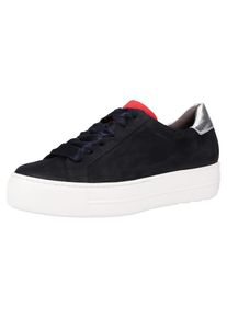 Paul Green, Damen Sneaker, Navy / Hellrot / Weiß