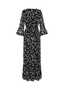 Pieces, Damen Kleid 'KADY', Creme / Schwarz