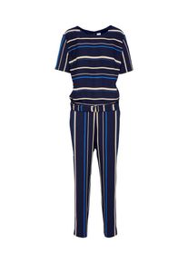 BOSS, Damen Jumpsuit 'Asumy', Creme / Blau