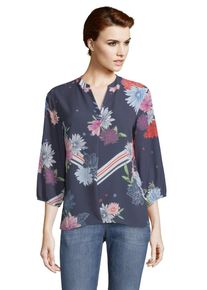 BETTY & CO Betty & Co, Damen Bluse, Ultramarinblau / Mischfarben