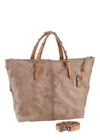 A.S.98, Damen Henkeltasche, Cognac / Hellbraun