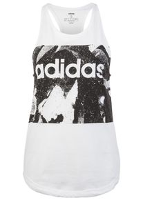 adidas Performance, Damen Trainingstank 'Essentials Season', Schwarz / Wei&szlig;