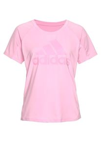 adidas Performance, Damen Funktionsshirt 'Trng Tee Logo', Pink / Rosa