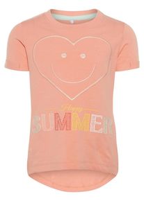 name it, Mädchen T-Shirt, Gelb / Pink / Rot
