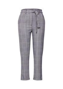 boohoo, Damen Hose 'Milly Tie Waist Woven Dogtooth Check Trousers', Dunkelgrau / Schwarz / Wei&szlig;