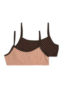 Schiesser, Mädchen Bustiers, Braun / Rosa