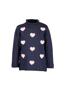 Blue Seven, M&auml;dchen Rollkragenpullover, Blau / Rosa