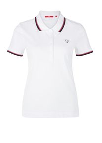 s.Oliver RED LABEL, Damen Poloshirt, Mischfarben / Wei&szlig;