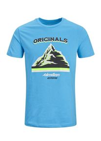 Jack & Jones JACK & JONES, Herren T-Shirt, Hellblau