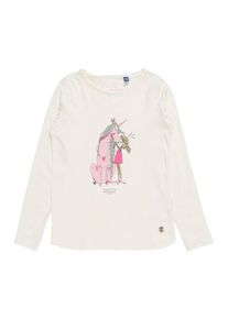 Tom Tailor, Mädchen Shirts 'T-shirt placed print', Offwhite