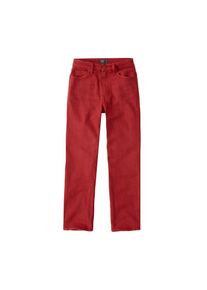 Abercrombie & Fitch Abercrombie & Fitch, Damen Hose 'RED SIMONE ANKLE STRAIGHT', Rot