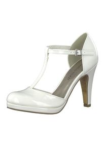 Marco Tozzi, Damen T-Steg-Pumps, Weiß
