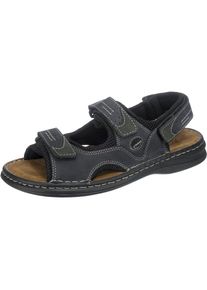 Josef Seibel, Herren Sandalen 'Franklyn', Dunkelblau / Rauchgrau / Hellgrau
