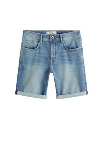 Mango Man, Herren Bermudas 'Rock4', Blue Denim