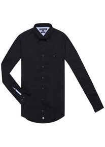 Tommy Hilfiger, Herren Hemd, Schwarz