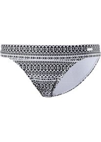 Venice Beach, Damen Bikini-Hose, Schwarz / Weiß