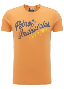 PETROL INDUSTRIES, Herren T-Shirt, Royalblau / Orange