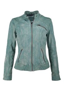 Mustang, Damen Lederjacke ' Lae ', Aqua