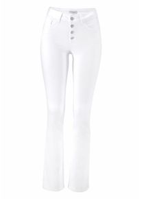 Tom Tailor Polo Team, Damen Bootcuthose, Wei&szlig;