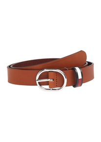 Tommy Jeans, Damen G&uuml;rtel 'TJW FLAG INLAY BELT 3.0', Braun